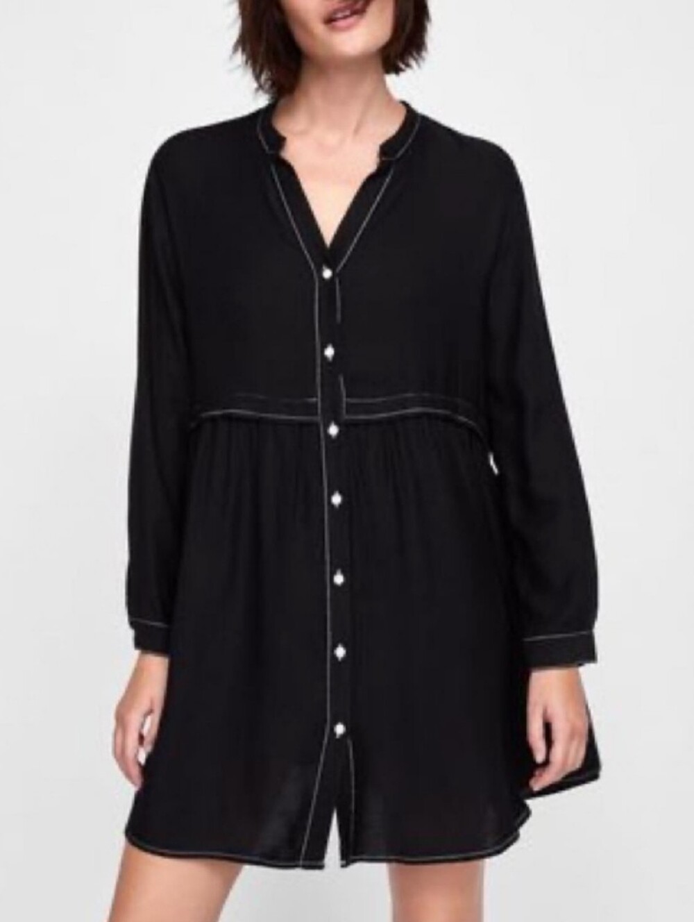 Zara Button Down Shirt Dress